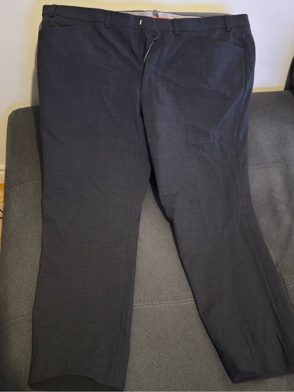 Riviera Men's Black Dress Pants — Slim Straight
